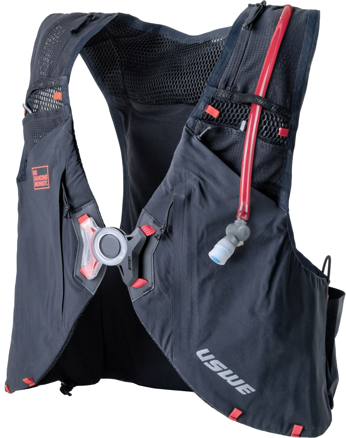 Uswe vst 8l bike vest - black hydration waistcoat | l