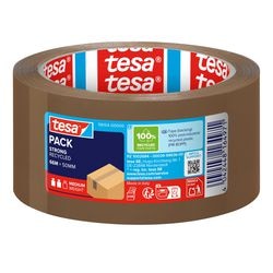 Tesa verpakkingstape eco strong 50mmx66m bruin