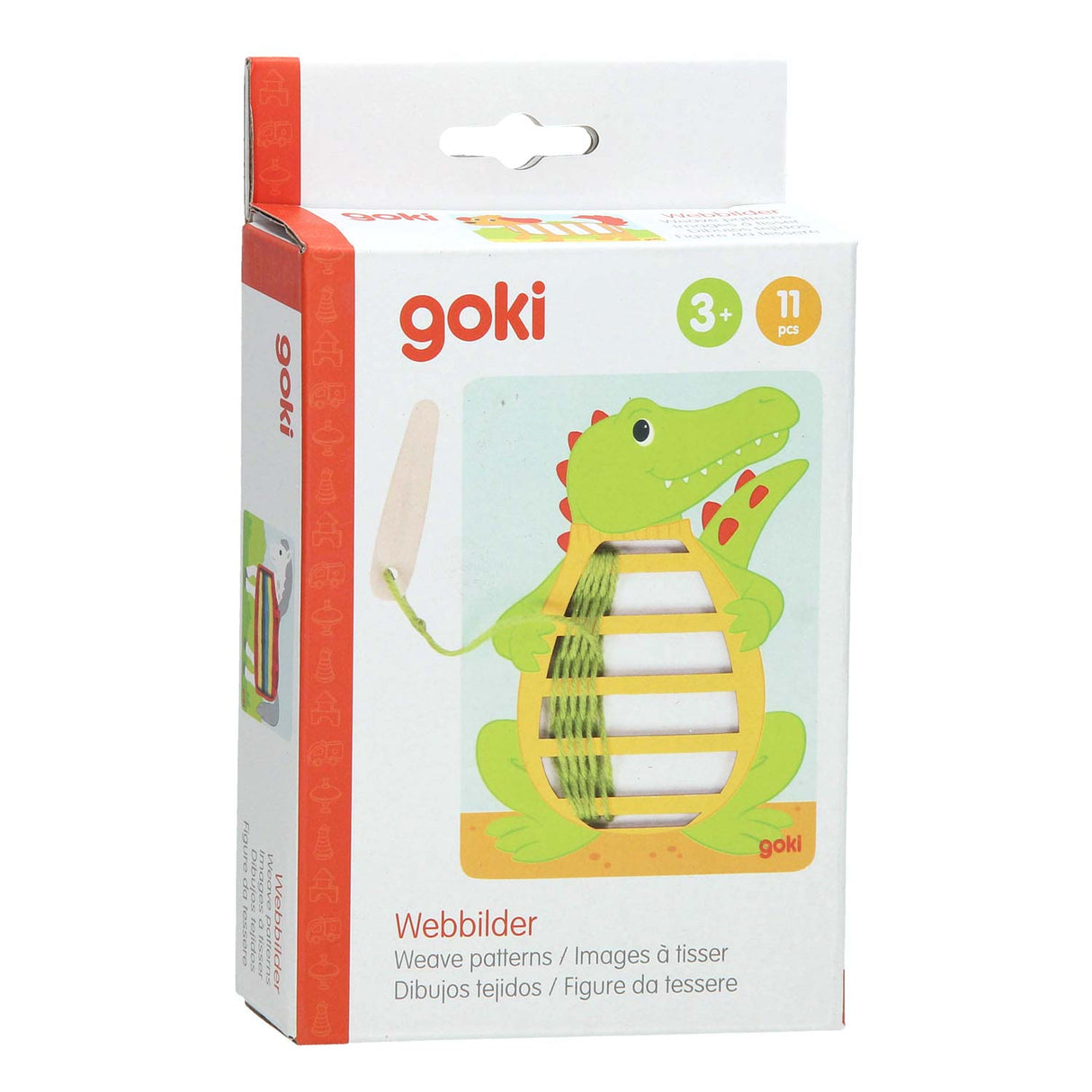 Goki Houten Weefpuzzels, 3st.