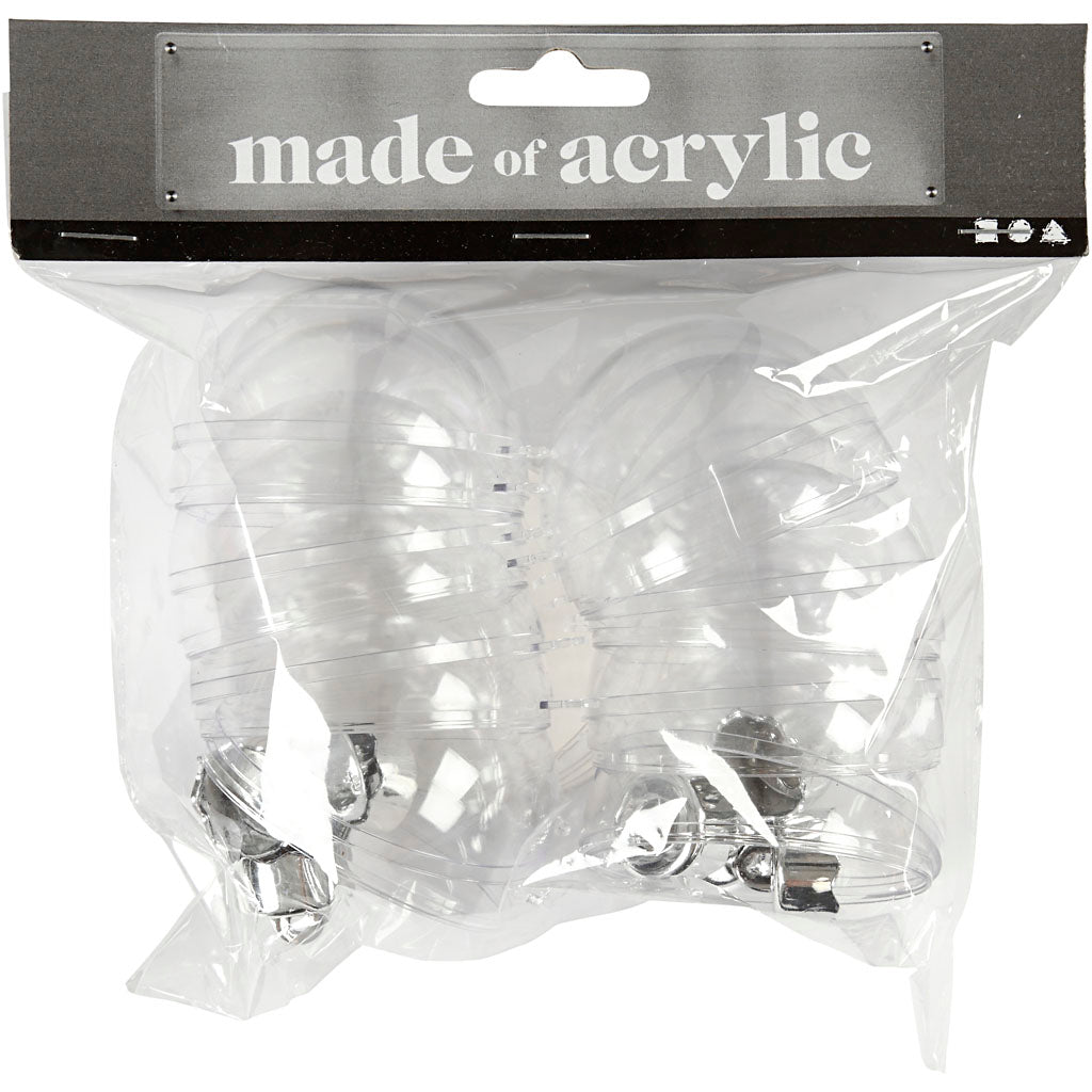 Creativ company http: www.cchobby.nl deco-ballen-d-6-cm-transparant-8-stuk-1-doos