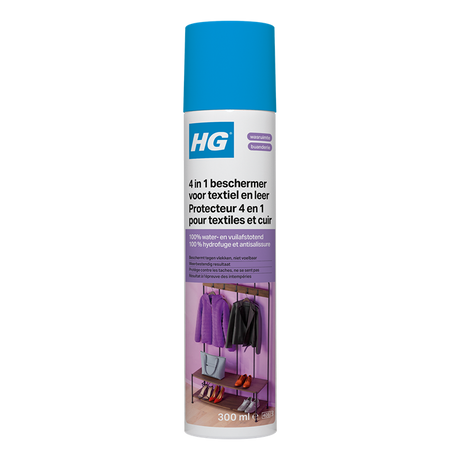Hg 4 in 1 beschermer voor textiel - 300ml - doeltreffend