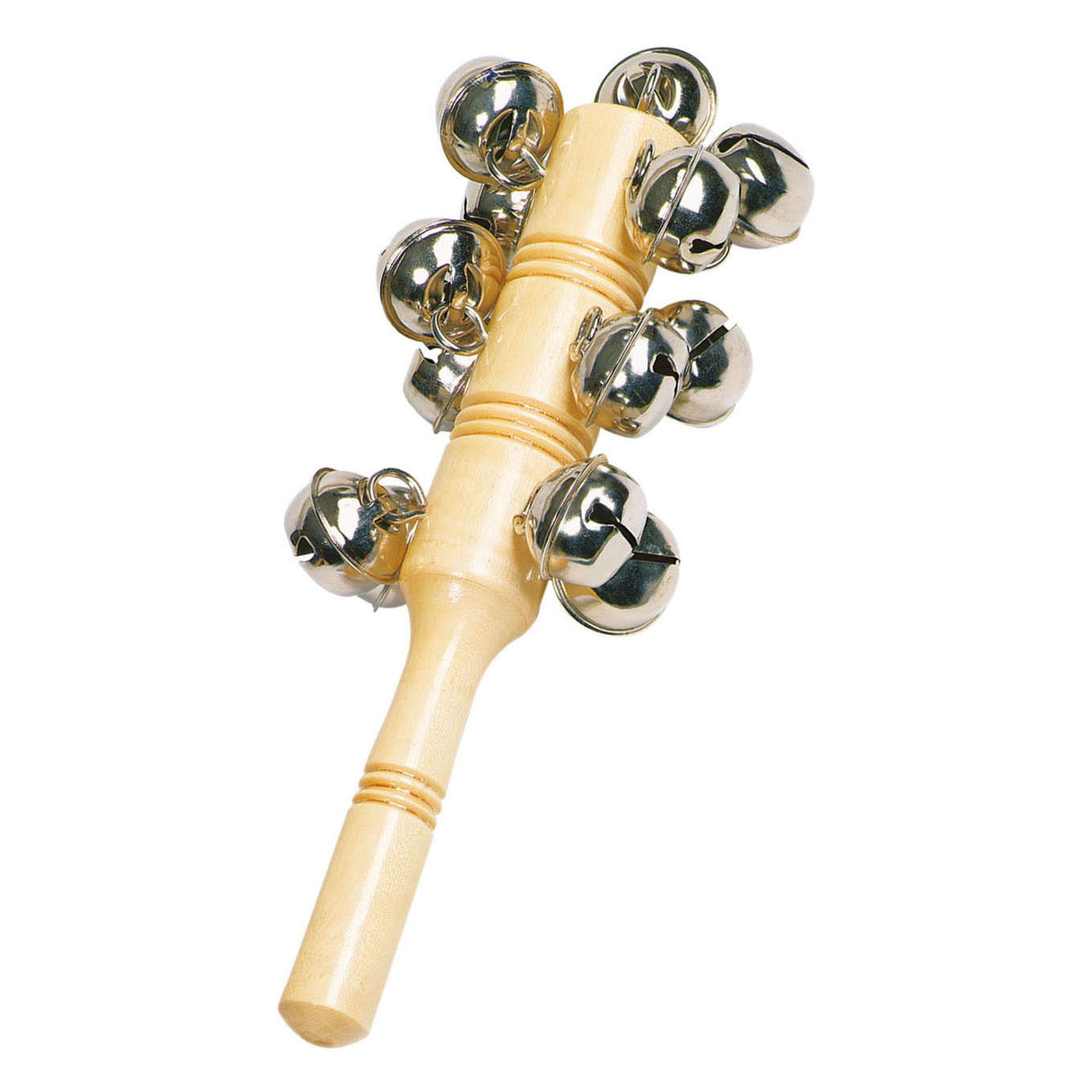 Goki houten instrument stick met 13 bellen