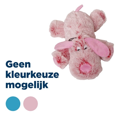 Harige hond roze blauw assorti