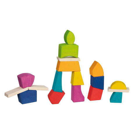 Goki houten bouwstenen creo, 14dlg.