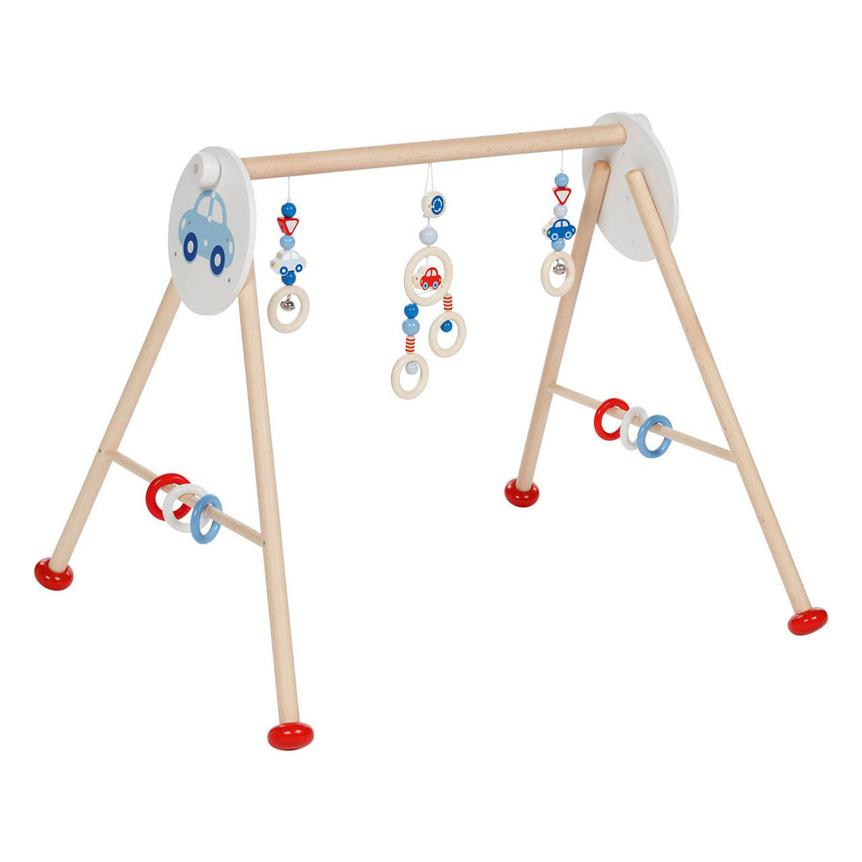 Goki houten babygym auto's