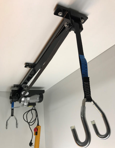 Takel co motor scooter bakfietslift zwart met zwarte band 225kg - 523708