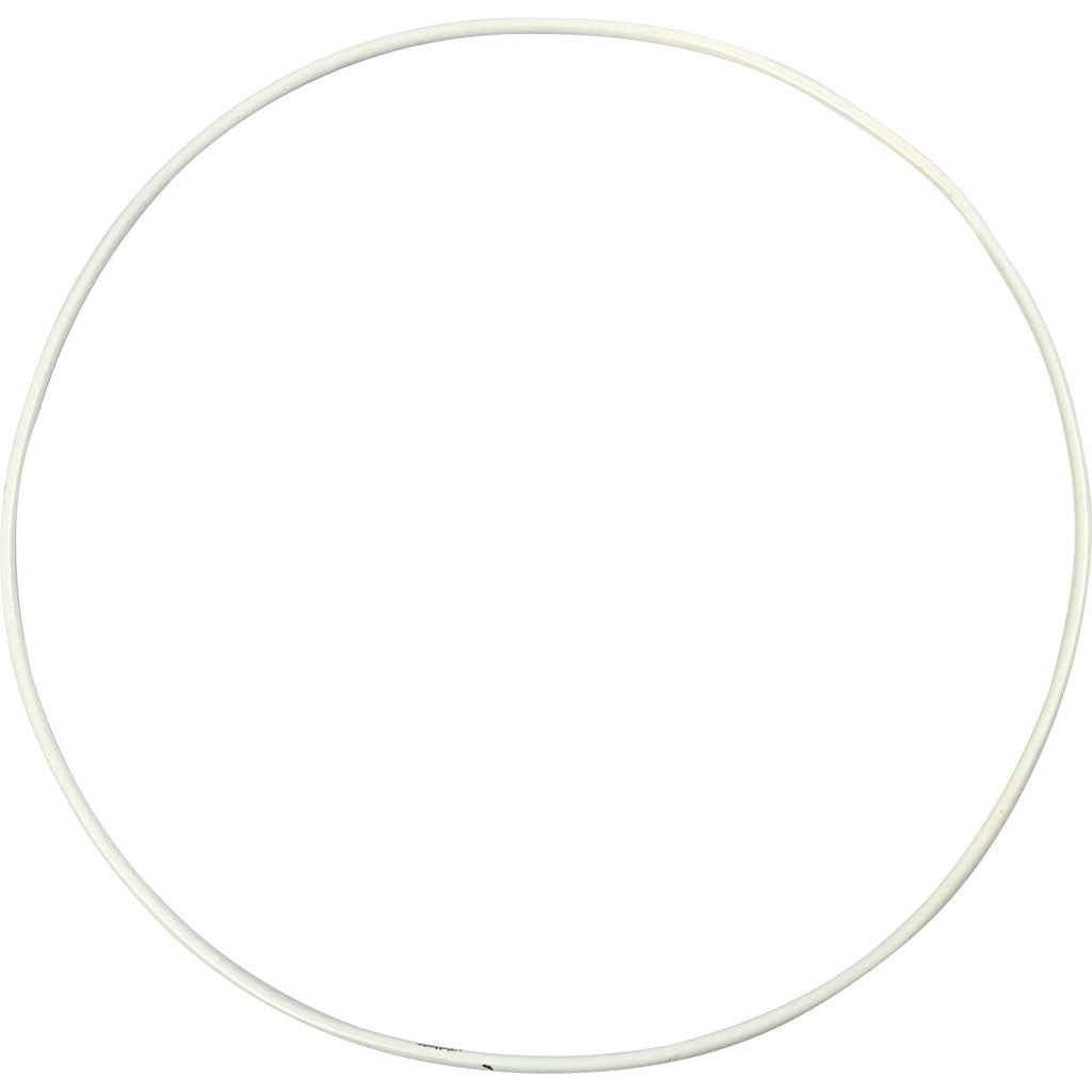 Creativ company https: www.cchobby.nl metalen-draadring-d-20-cm-dikte-3-mm-wit-5-stuk-1-doos