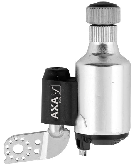 Axa cordo dynamo 8201 stalen loopwiel links zilver zwart