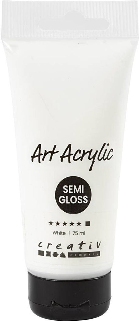 Pigment art acrylverf - titanium white - transparant - - 75 ml