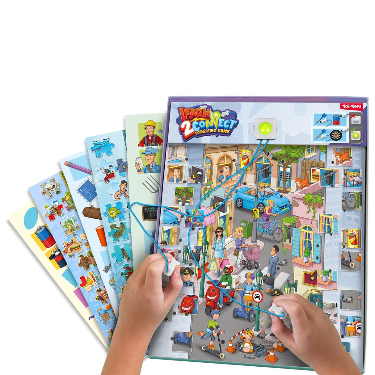 Toi-toys games elektronisch learn 2 connect verbinden, 4-6 jaar