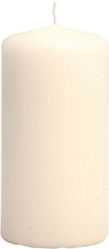 Creativ company kaars h: 10 cm off-white 6 stuks
