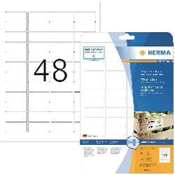 Merkloos sans marque herma power etik. wit 45,7x21,2 25 bl. din a4 1200 stuks 10902