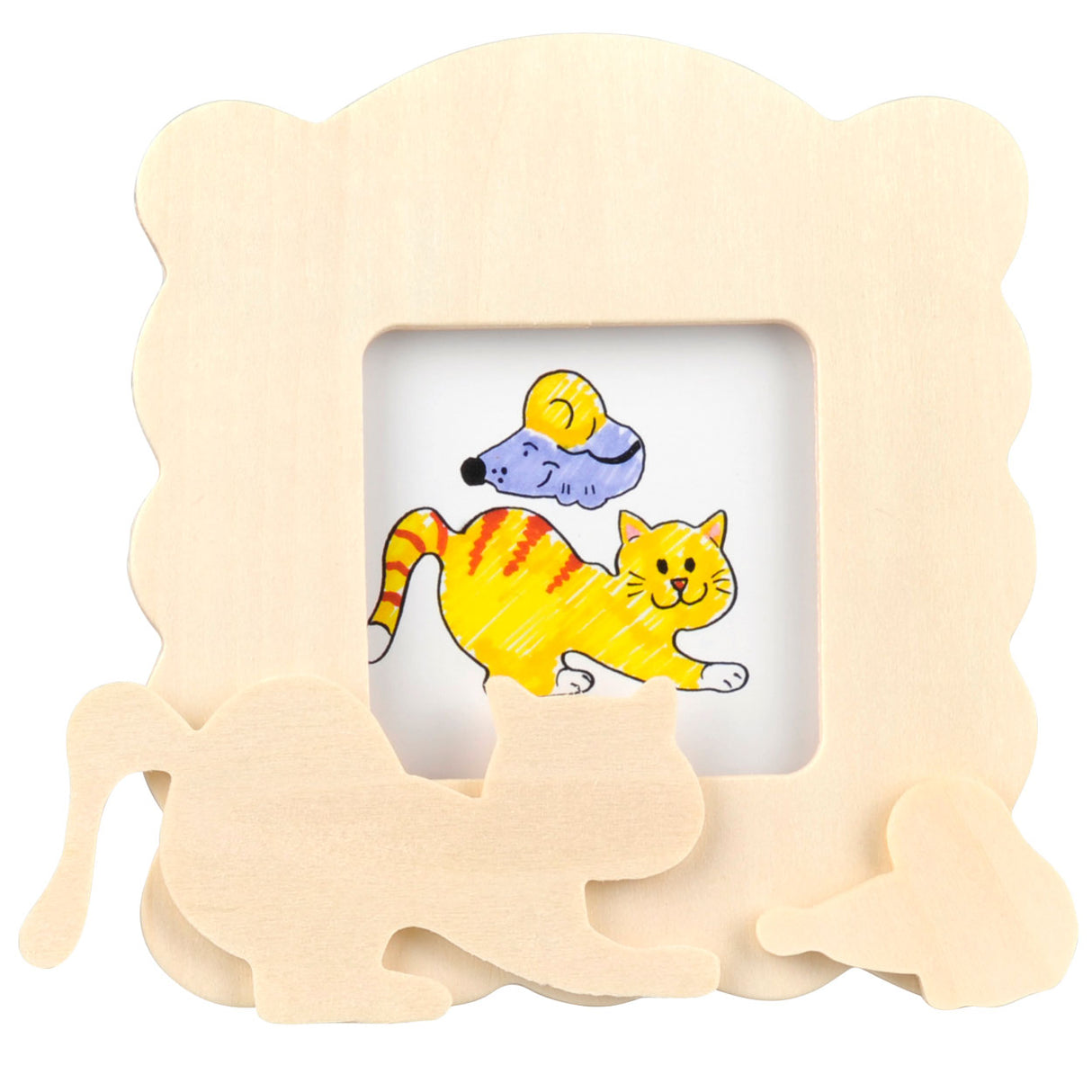 Goki kleur je eigen houten fotolijstje