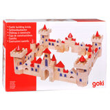 Goki houten bouwblokken kasteel, 145dlg.