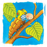 Goki puzzel: vlinder 20x20x1,5cm, 4 lagen, 44-delig, hout, 3+