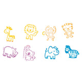 Goki houten stempelset - wilde dieren