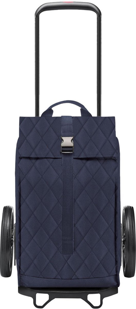 Reisenthel citycruiser rhombus boodschappentrolley - 40l - rhombus midnight gold blauw