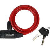 Simson spiraalkabelslot kinder 8mm x 90cm