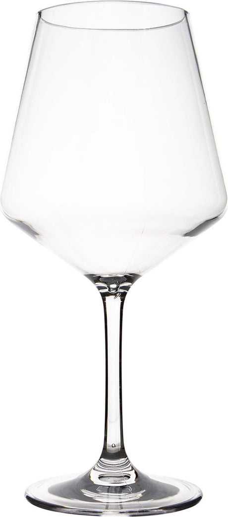 Gimex solid line rode wijnglas - 670 ml - 2 stuks