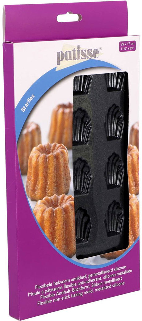 Patisse bakvorm starflex - 15 mini madeleines