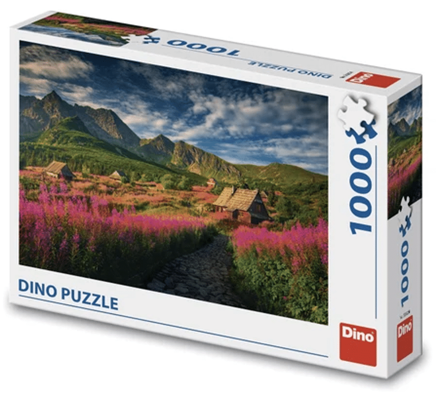 Dinotoys dino puzzel van de gasienica vallei - 1000 stukjes