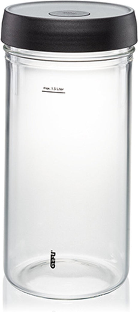 Gefu nativo fermentatieglas - 1 liter - fermenteerpot met ventieldeksel