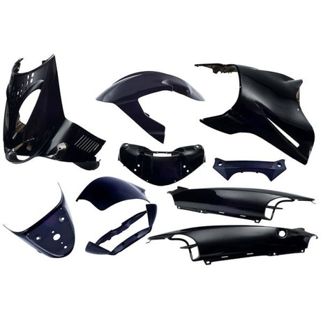 Edge plaatset 11-delig voor aprilia sr van bouwjaar 1997 tot 2004 - zwart metallic