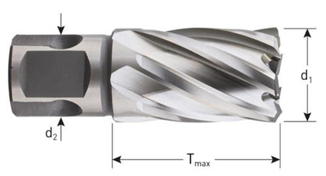Rotec kernboor hss-xe silver-line 23.0mm sl30