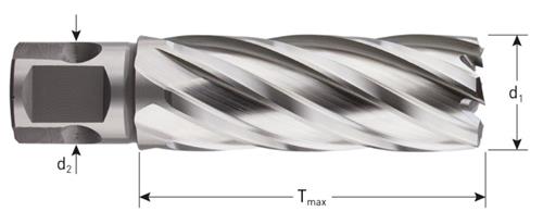 Rotec kernboor hss-xe silver-line 52.0mm sl55