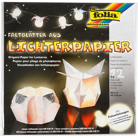 Creativ company https: www.cchobby.nl lantaarnpapier-vel-30x30-cm-80-gr-wit-12-vel-1-doos