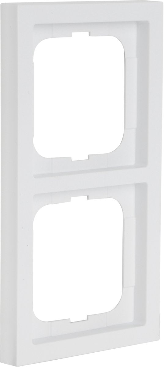 Busch-jaeger future linear afdekraam - inbouw - 2-voudig - verticaal horizontaal - mat wit