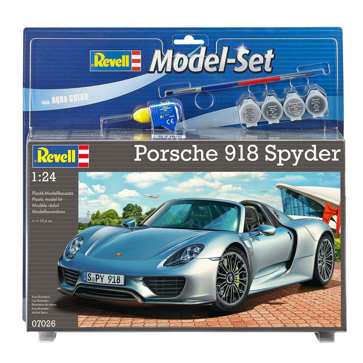 Revell model set porsche 918 spyder