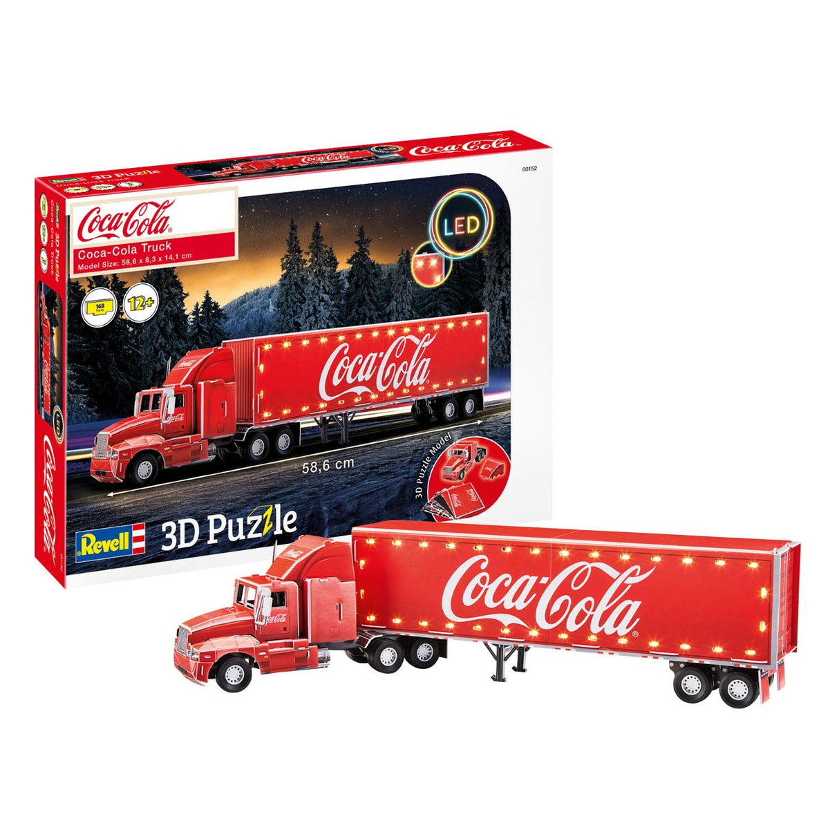 Revell 3D Puzzel Bouwpakket Coca-Cola Truck LED Edition