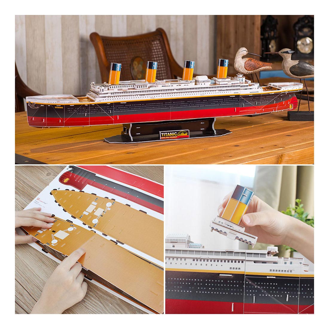 Ëmfaasst 3D Puzzle Baume Kit RMS Titanic