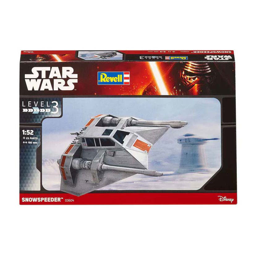 Revell modelbouwpakket ruimtevaart - 03604 star wars snowspeeder plastic - 1:52 - modelbouw