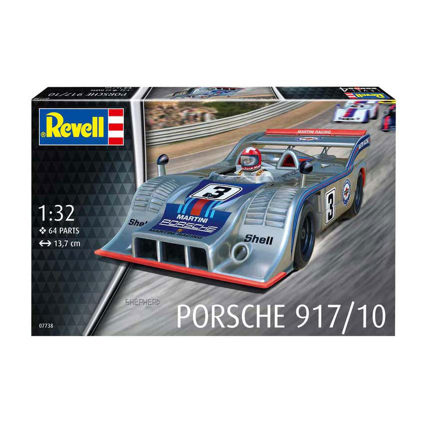 Revell modelbouwpakket auto - 07738 porsche 917 10 - rauto plastic - 1:32 - modelbouw