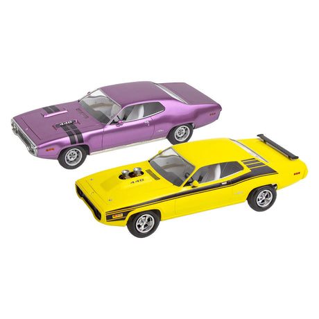 Revell modelbouwpakket - '71 plymouth satelie gtx street machine 1:24