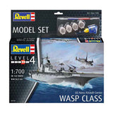 Revell modelbouwpakket - us navy assault carrier wasp class 1:700 - 142dlg.