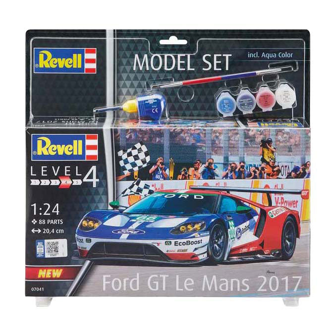 Revell modelbouwpakket auto - 67041 ford gt le mans 2017 - model set plastic - 1:24 - modelbouw
