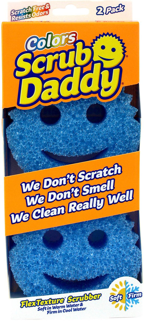Scrub daddy schoonmaakspons – blauw – 2 stuks