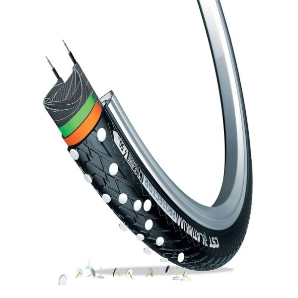 CST Buitenband Platinum Prot 28 x 1 5 8-1 3 8 (37-622) zwart