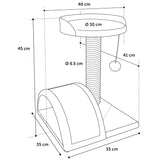 FLAMINGO FLAMINGO Kattenkrabpaal Charlton 40x41x45 cm greige