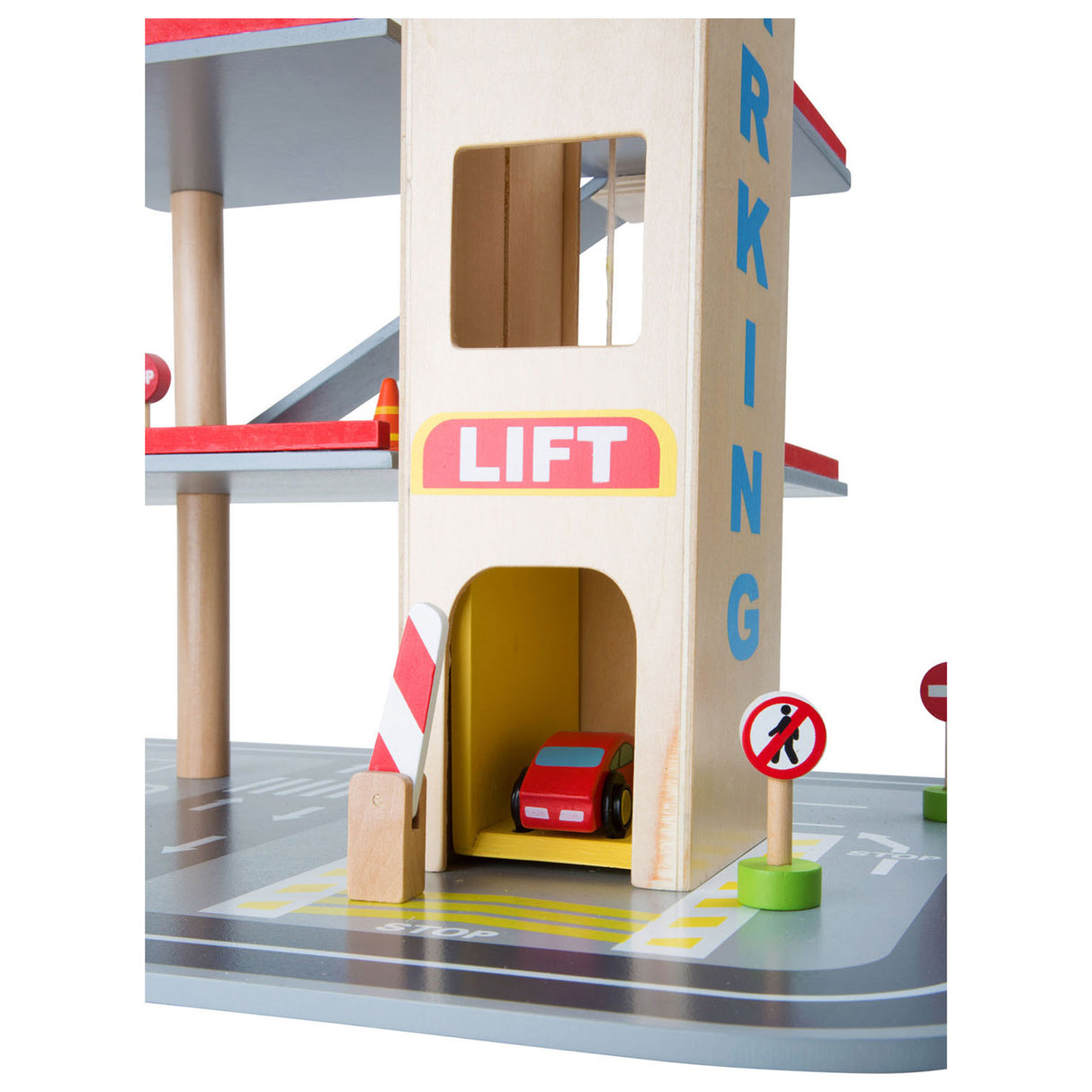 Small Foot Houten Parkeergarage met Accessoires