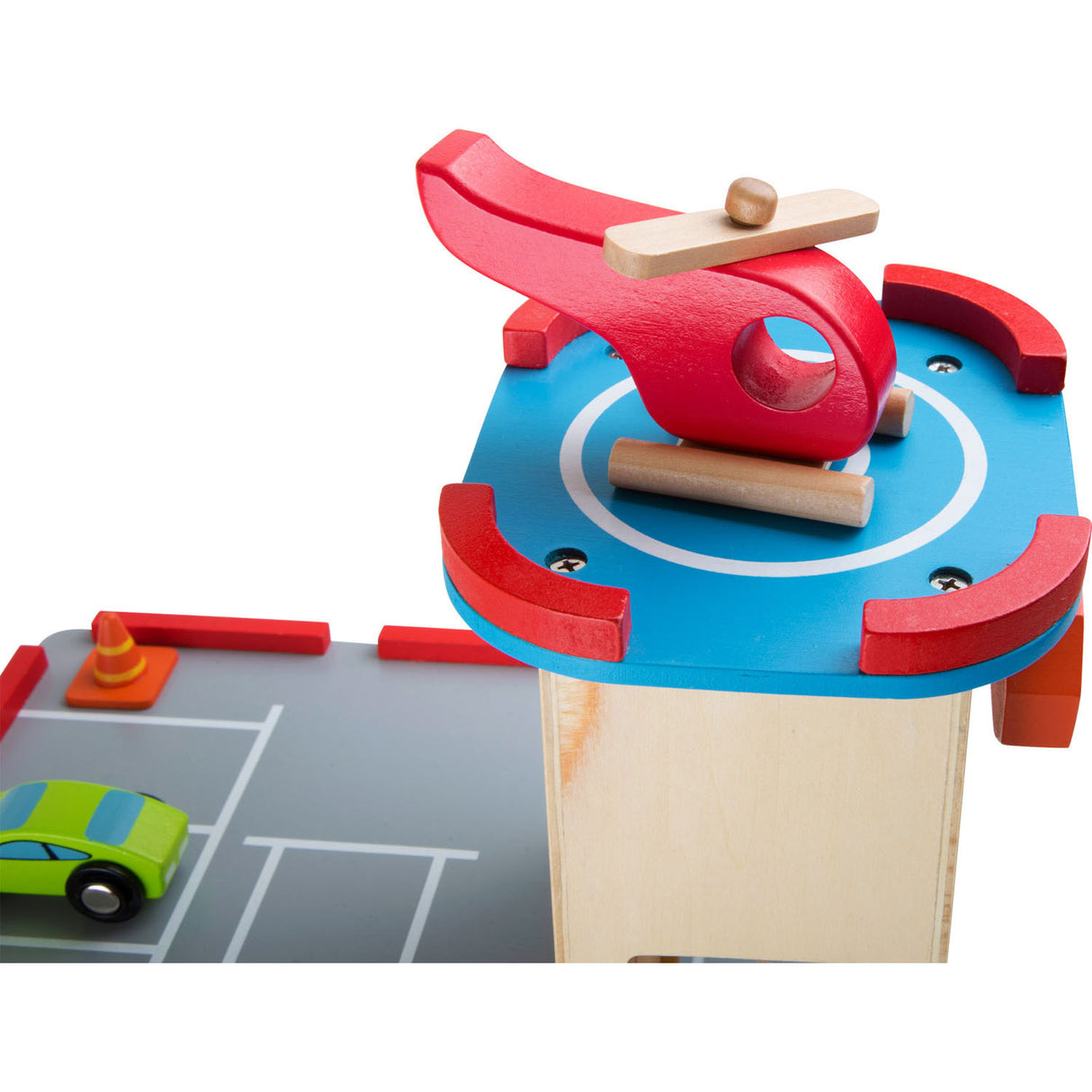 Small Foot Houten Parkeergarage met Accessoires