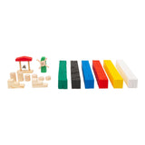 Small foot - houten domino rally, 490dlg.