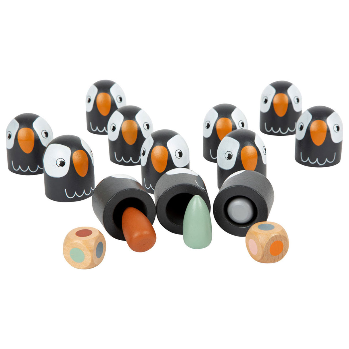 Small foot - houten memospel pinguin, 26dlg.