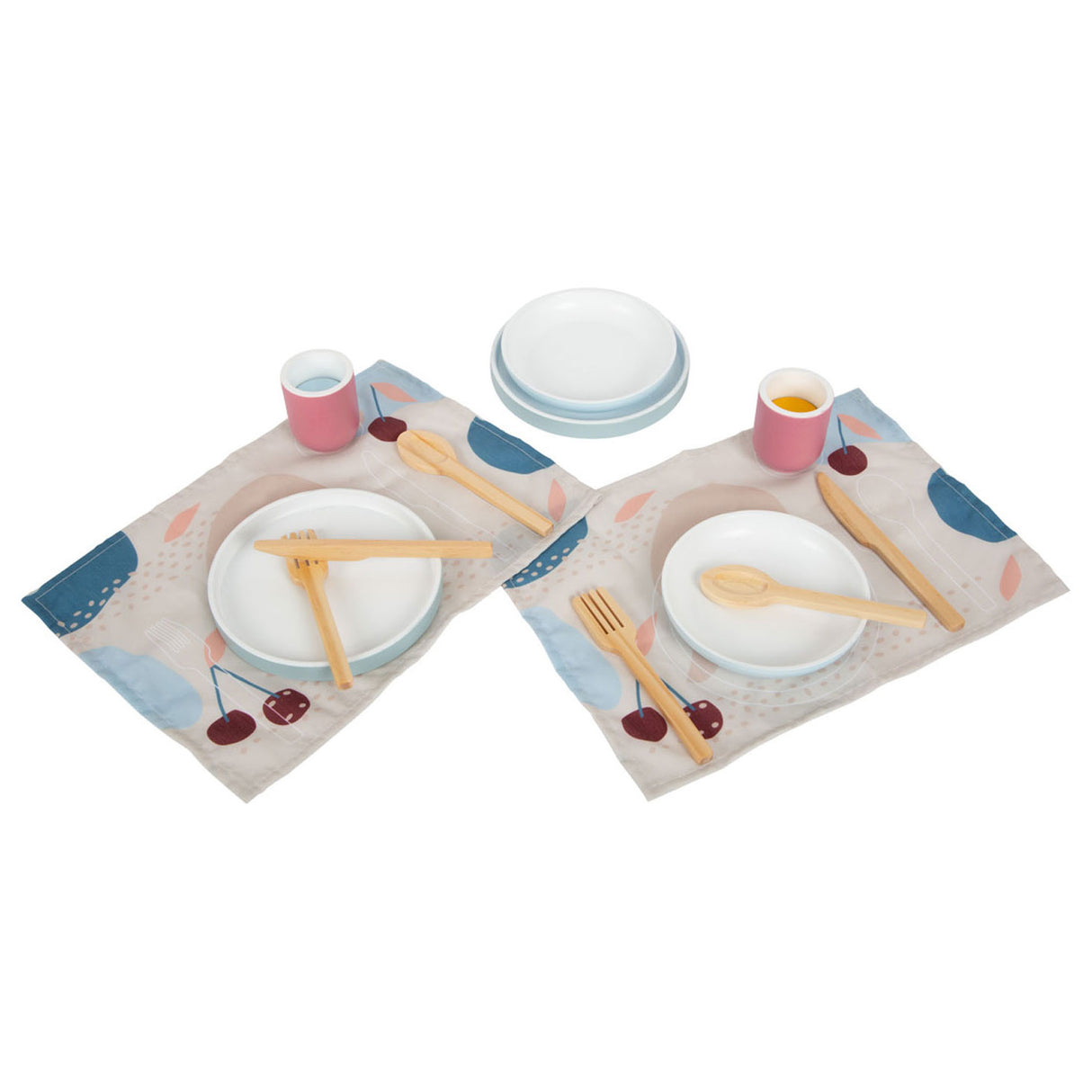 Small Foot Houten Bestekset met Placemats, 18dlg.