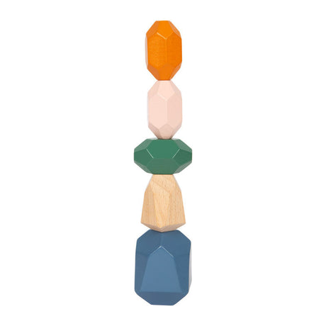 Small foot - houten balans blokken safari, 18dlg.