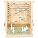 Small foot - houten strategie spel slag om de schepen