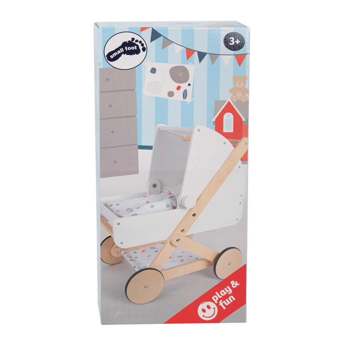 Small Foot Houten Poppenwagen Little Button